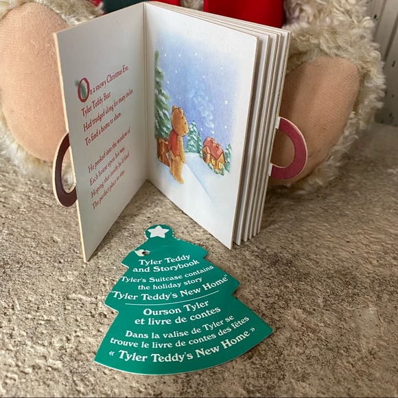 🎉Host pic!🎉 Collectable Hallmark Tyler Teddy Bear with book. - Picture 3 of 5